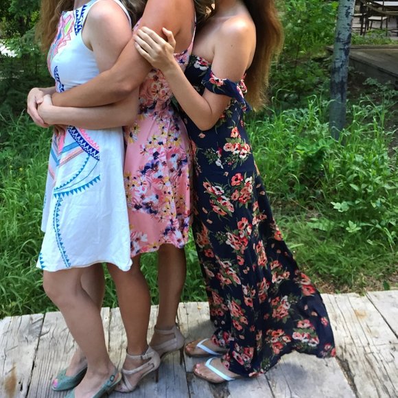 FLYNN SKYE Floral Maxi Dress - Size Small - Picture 6 of 10